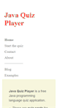 Mobile Screenshot of javaquizplayer.com